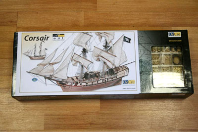 Обзор модели корабля Corsair фирмы Occre