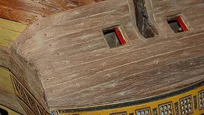 Нижняя часть кормы