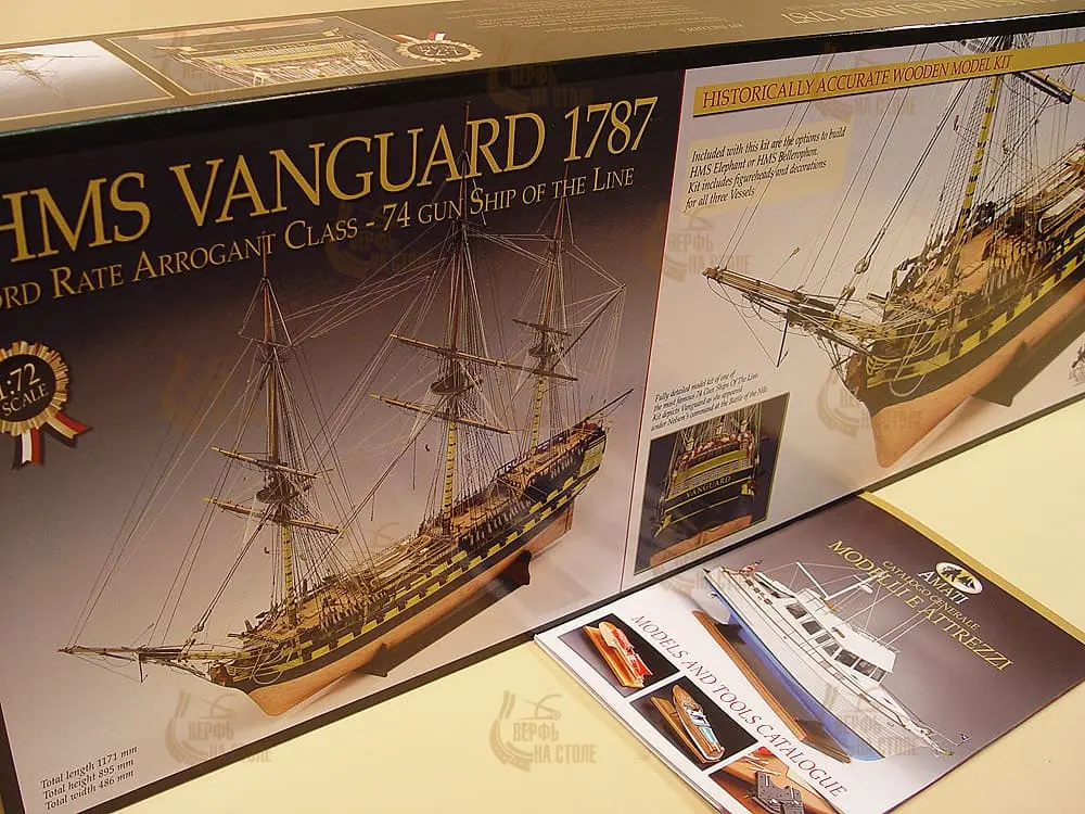 модель корабля HMS Vanguard модель корабля HMS Vanguard