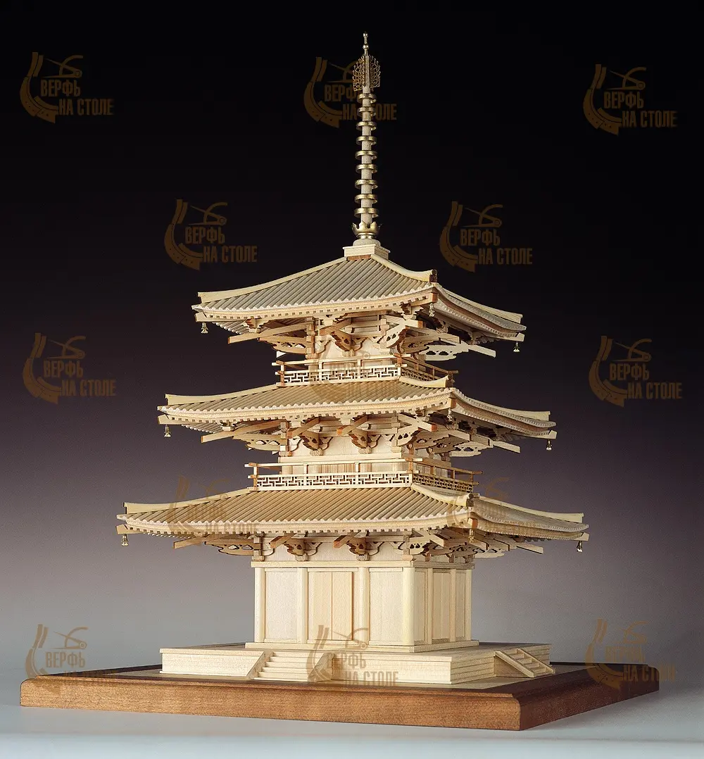 3-х ярусная пагода Horinji 3-х ярусная пагода Horinji