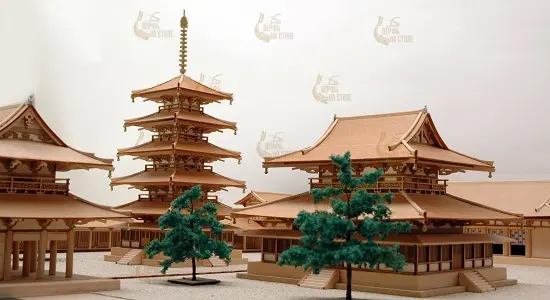 Диорама Horyu-Ji, западная часть Диорама Horyu-Ji, западная часть