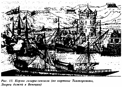 Конструкция кормы и надстройки