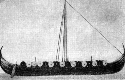 Модель судна из Гокстада