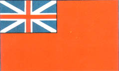 Кормовой флаг 1-й дивизии 1707—1801 гг.