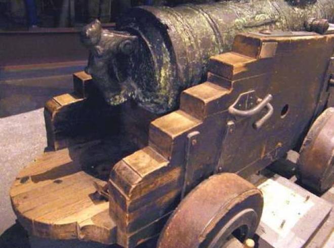 четырехколесные лафеты Vasa