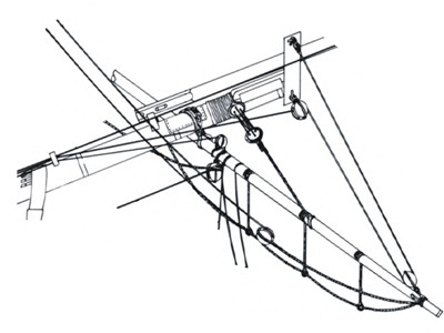 Фрагмент из анатомии Эндевора, показывающий перты блинда-рея