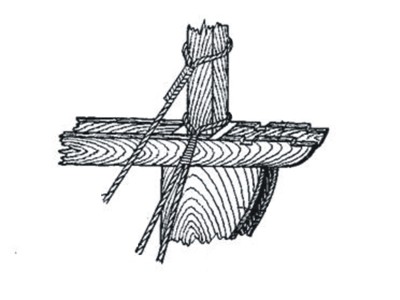 Огоны парных и одинарных вант