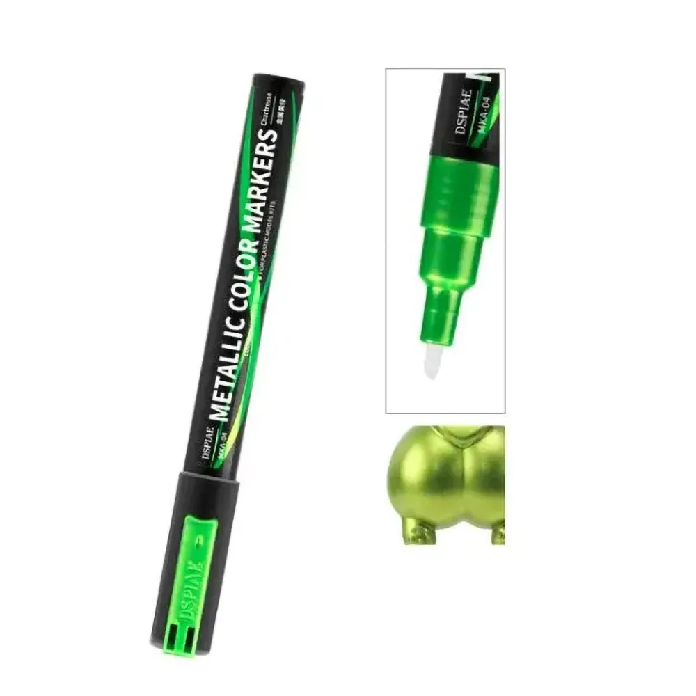 Маркер суперметаллик зелено-желтый Маркер суперметаллик зелено-желтый