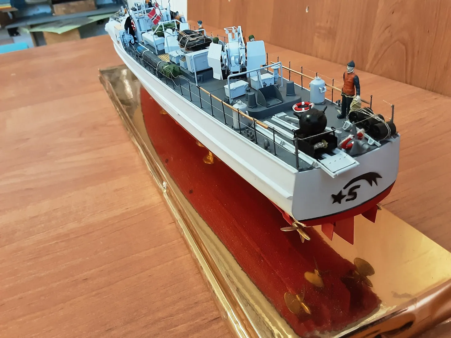 Модель корабля S- 100 - Верфь на Столе