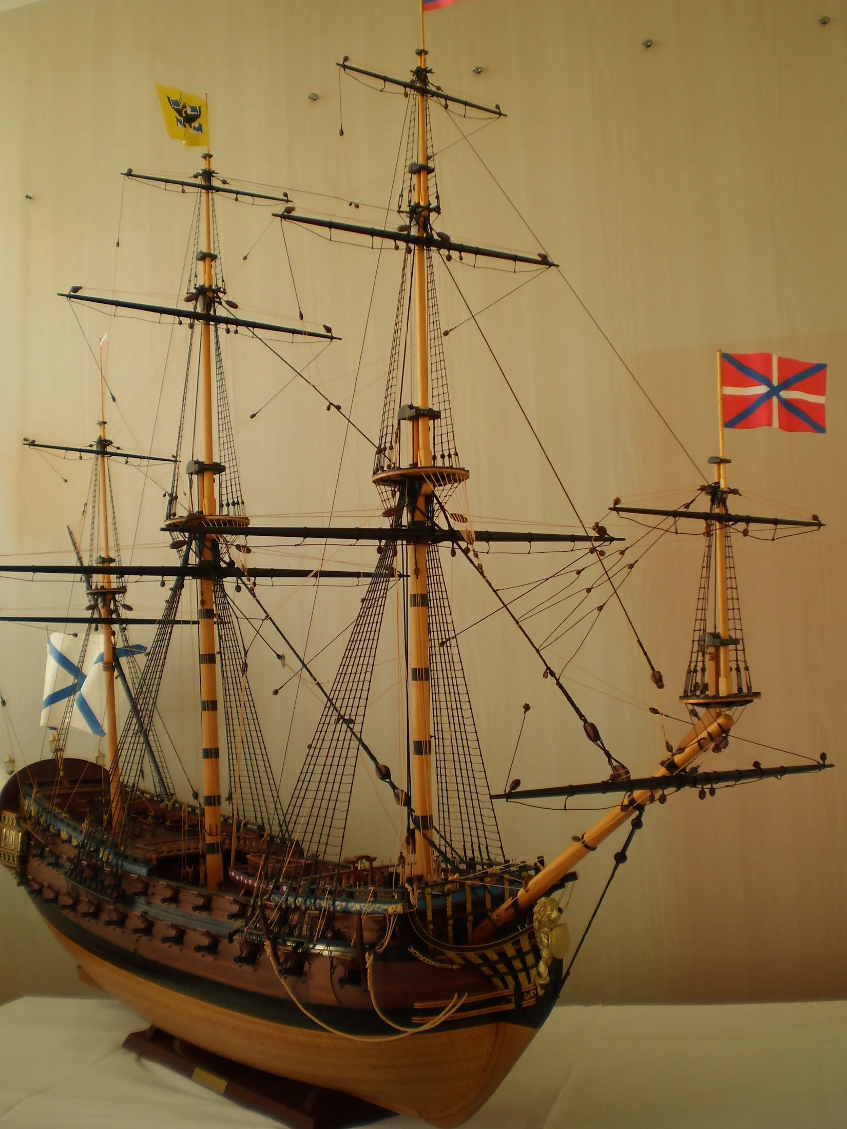 Модель корабля «Ингерманланд» (1715) - Верфь на Столе