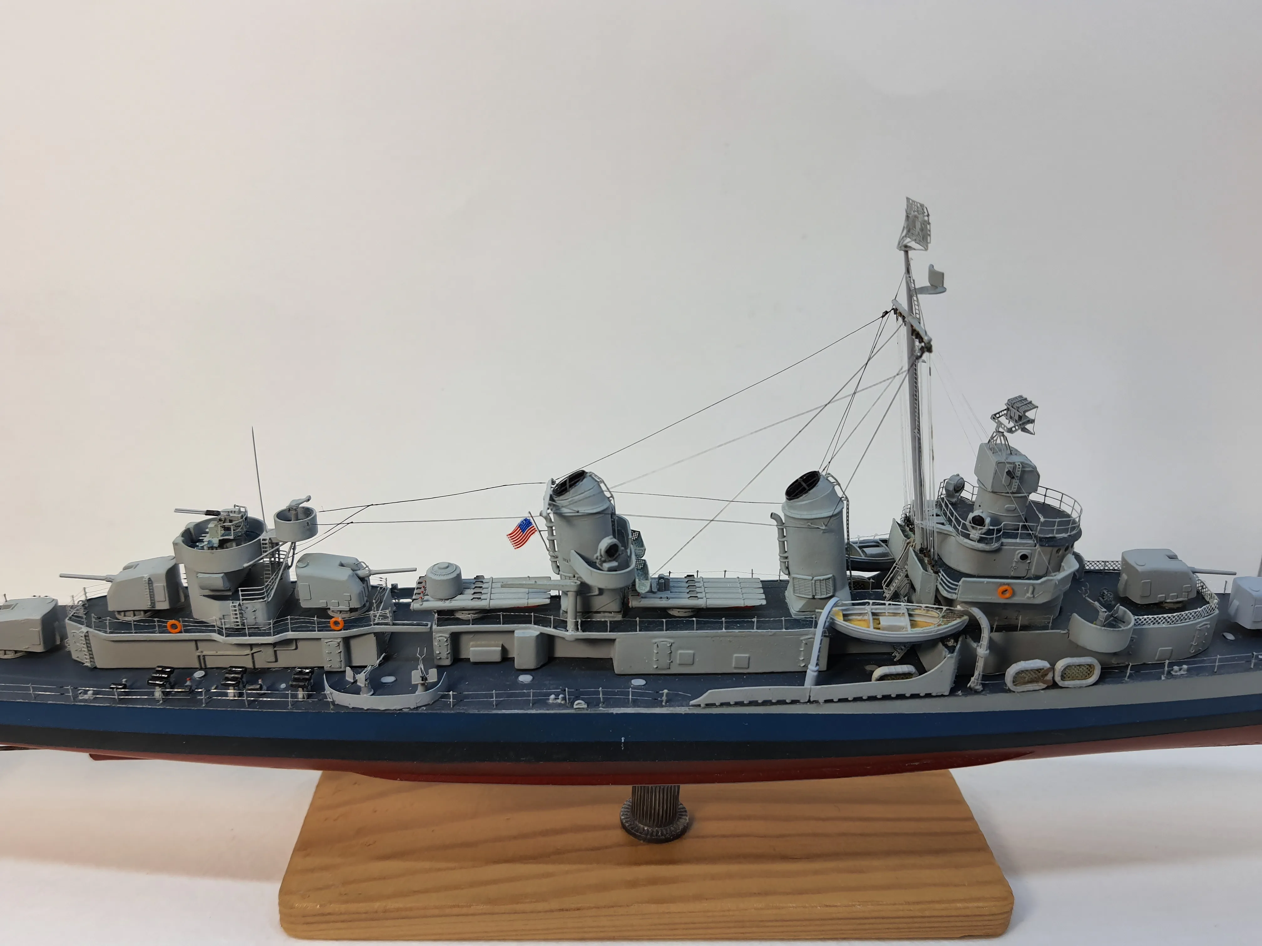 Модель корабля USS La Vallette (DD-448) - Верфь на Столе