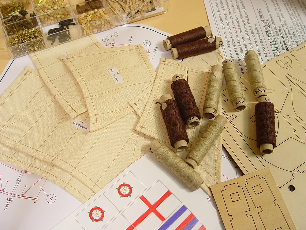 модель корабля своими руками Golden Hind улучшенная версия