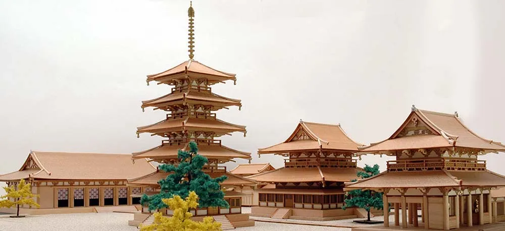 Диорама Horyu-Ji, западная часть