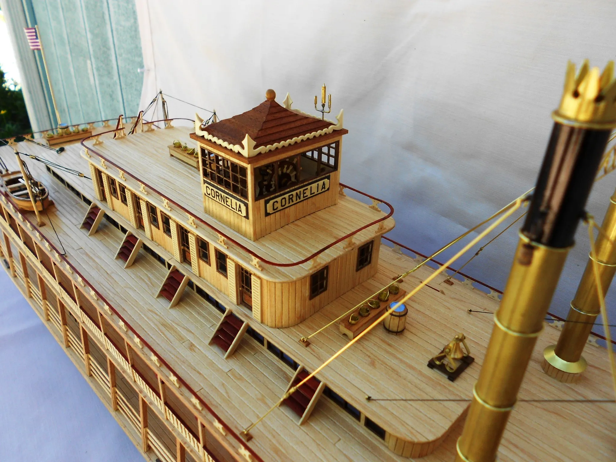 Модель корабля Речной пароход "Cornelia" - Верфь на Столе