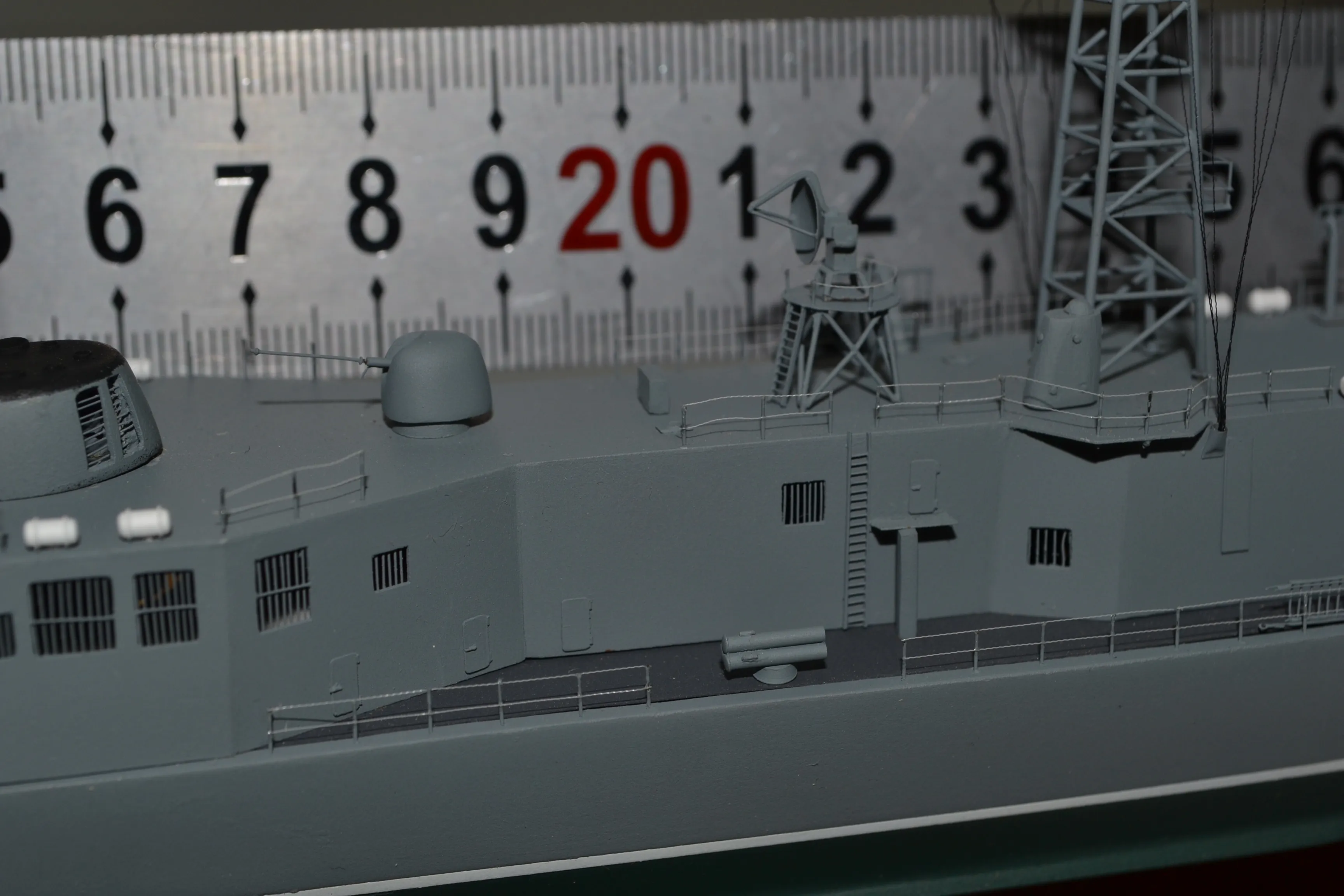 Модель корабля Фрегат FFG-9 «Уодсуорт» - Верфь на Столе