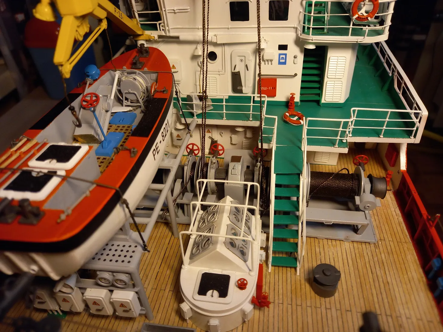 Модель корабля СТР 503 проект «Rutsava» тип. Альпинист - Верфь на Столе