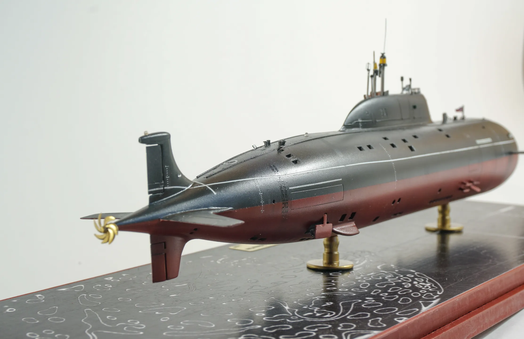 Модель корабля Подводня лодка К-335 «Гепард» - Верфь на Столе