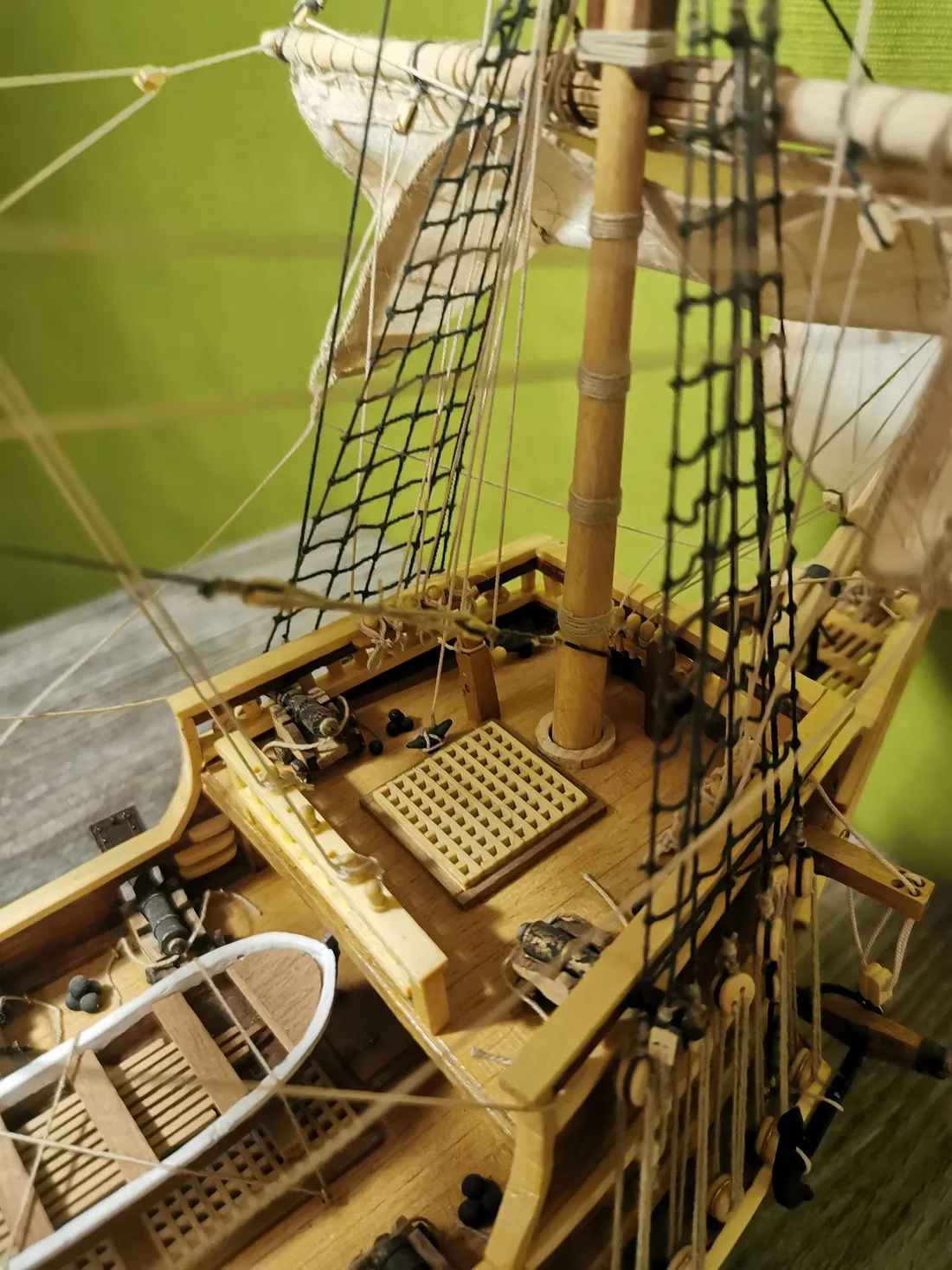 Модель корабля Золотая Лань - Верфь на Столе