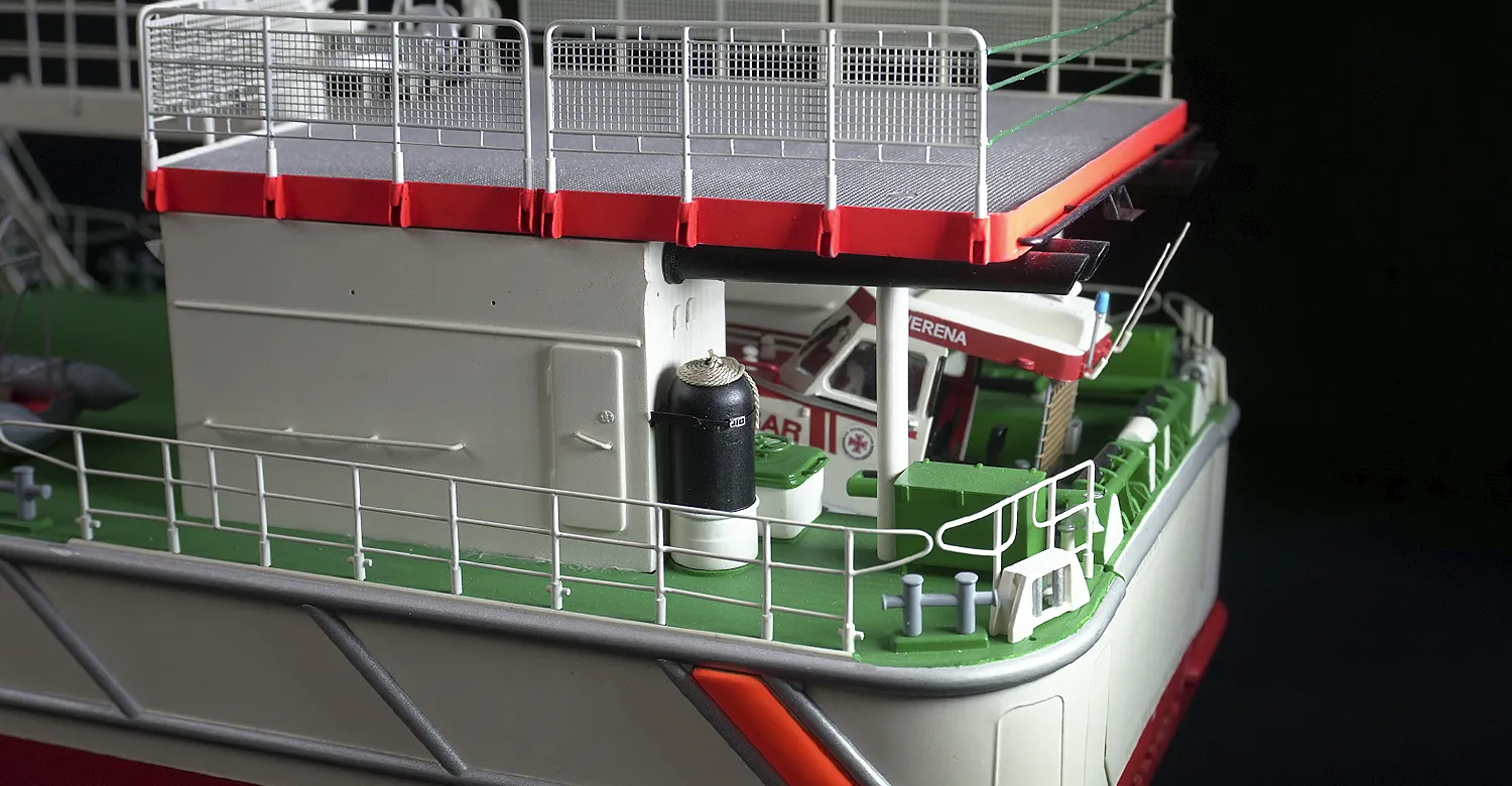 Модель корабля Cпасательный крейсер «HERMANN MARWEDE» - Верфь на Столе