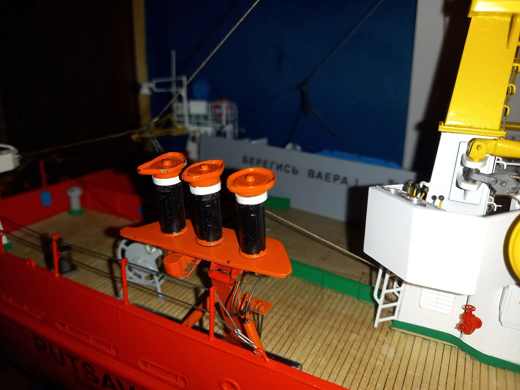 Модель корабля СТР 503 проект «Rutsava» тип. Альпинист - Верфь на Столе