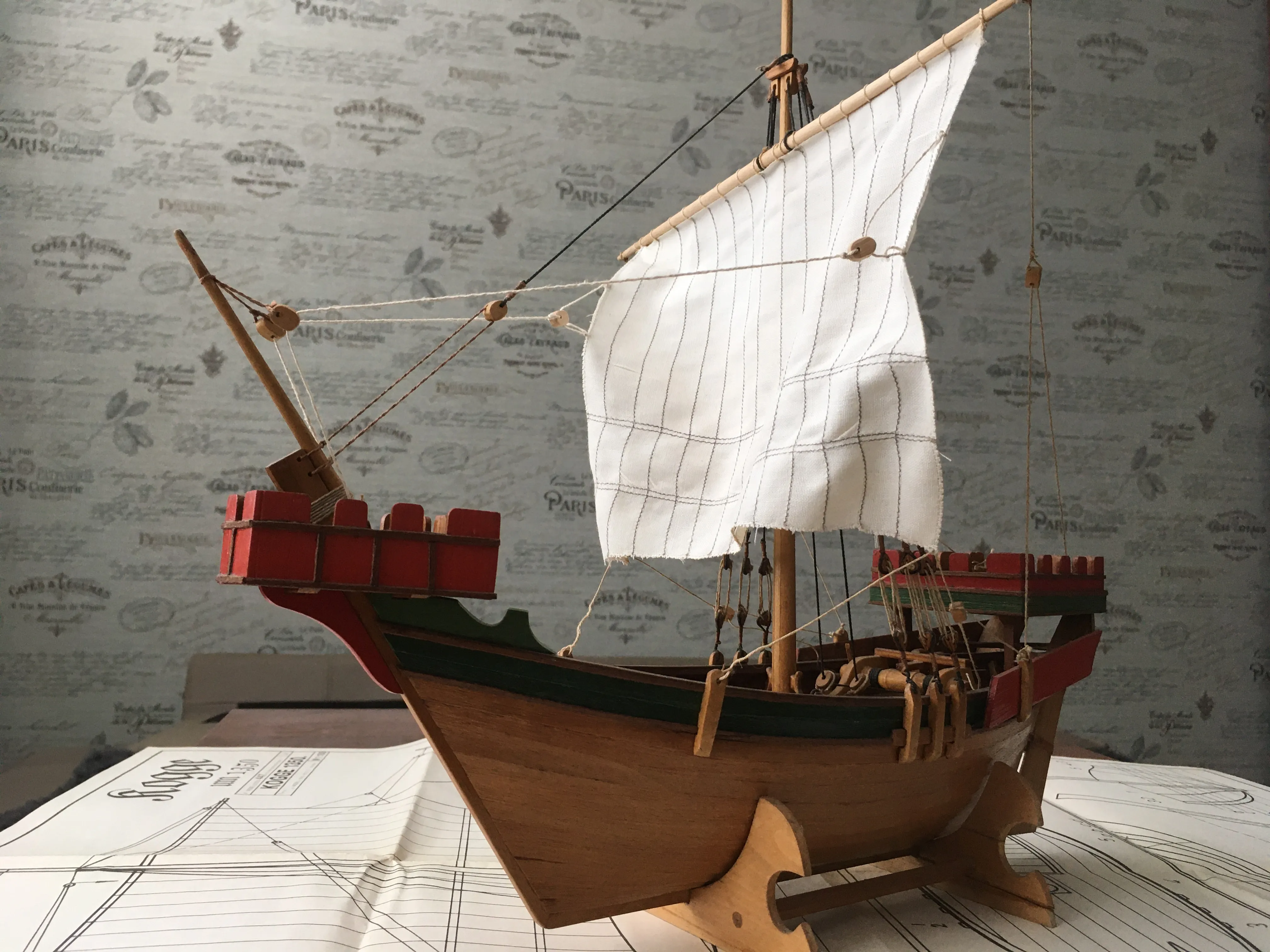 Модель корабля Парусное судно «Kogge» - Верфь на Столе