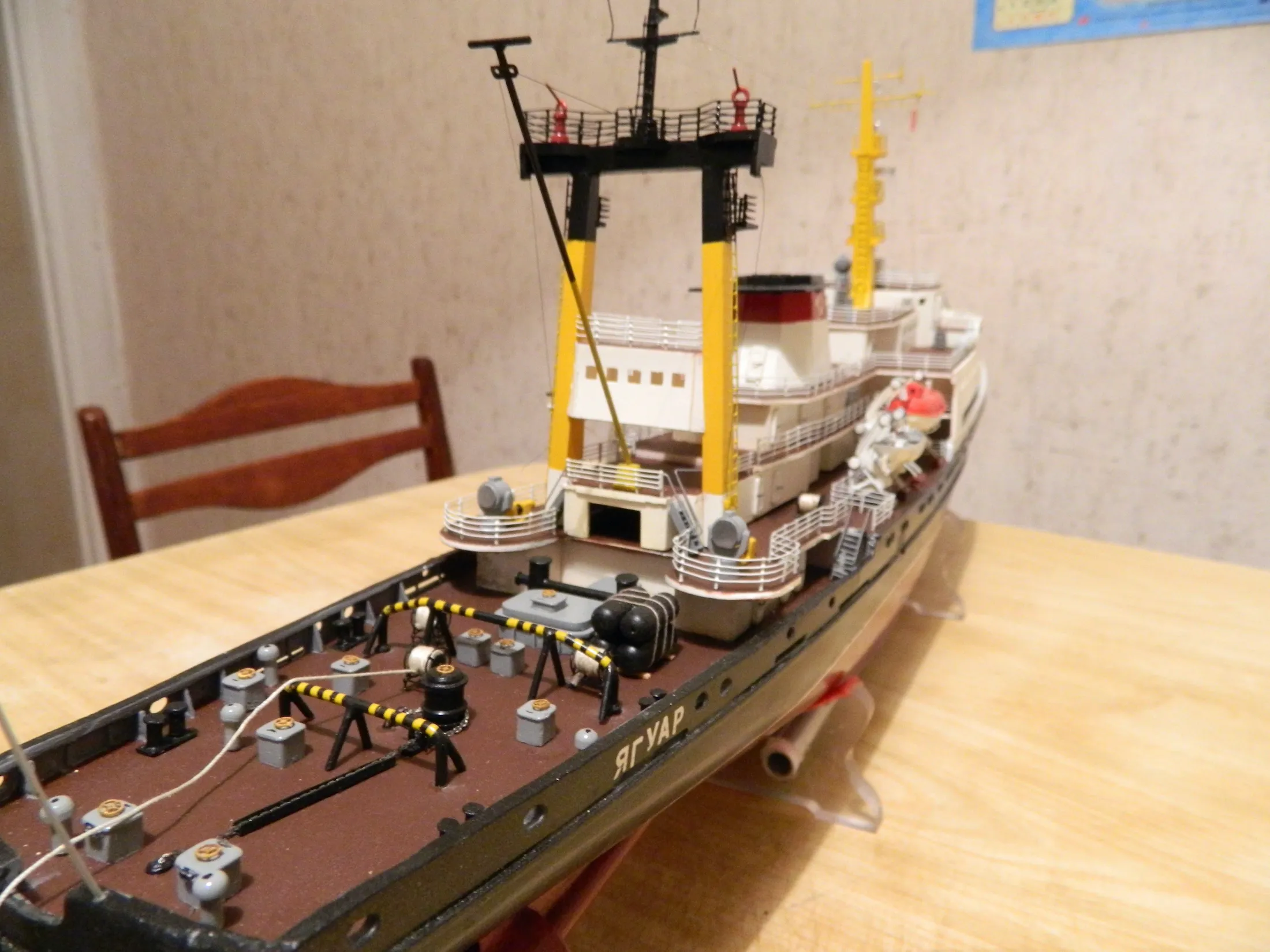 Модель корабля Буксир спасатель «Ягуар» - Верфь на Столе