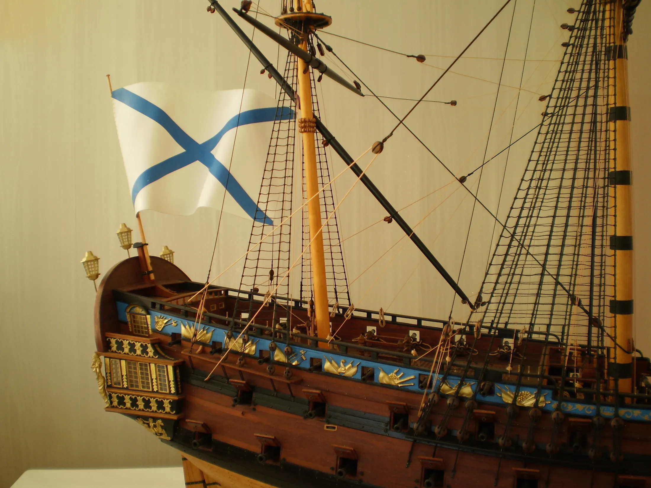 Модель корабля «Ингерманланд» (1715) - Верфь на Столе