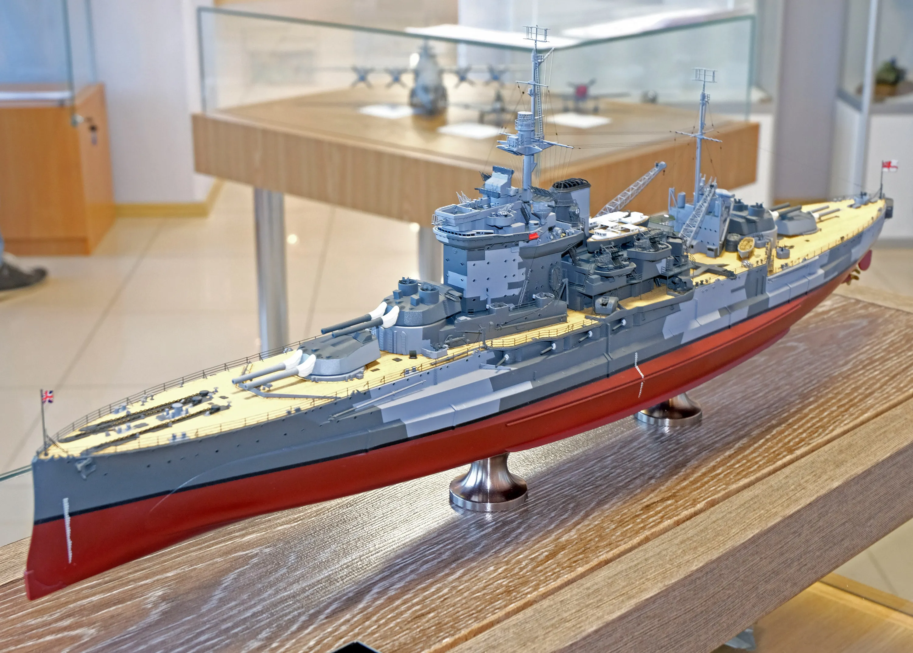 Модель корабля Британский линкор "Warspite" - Верфь на Столе