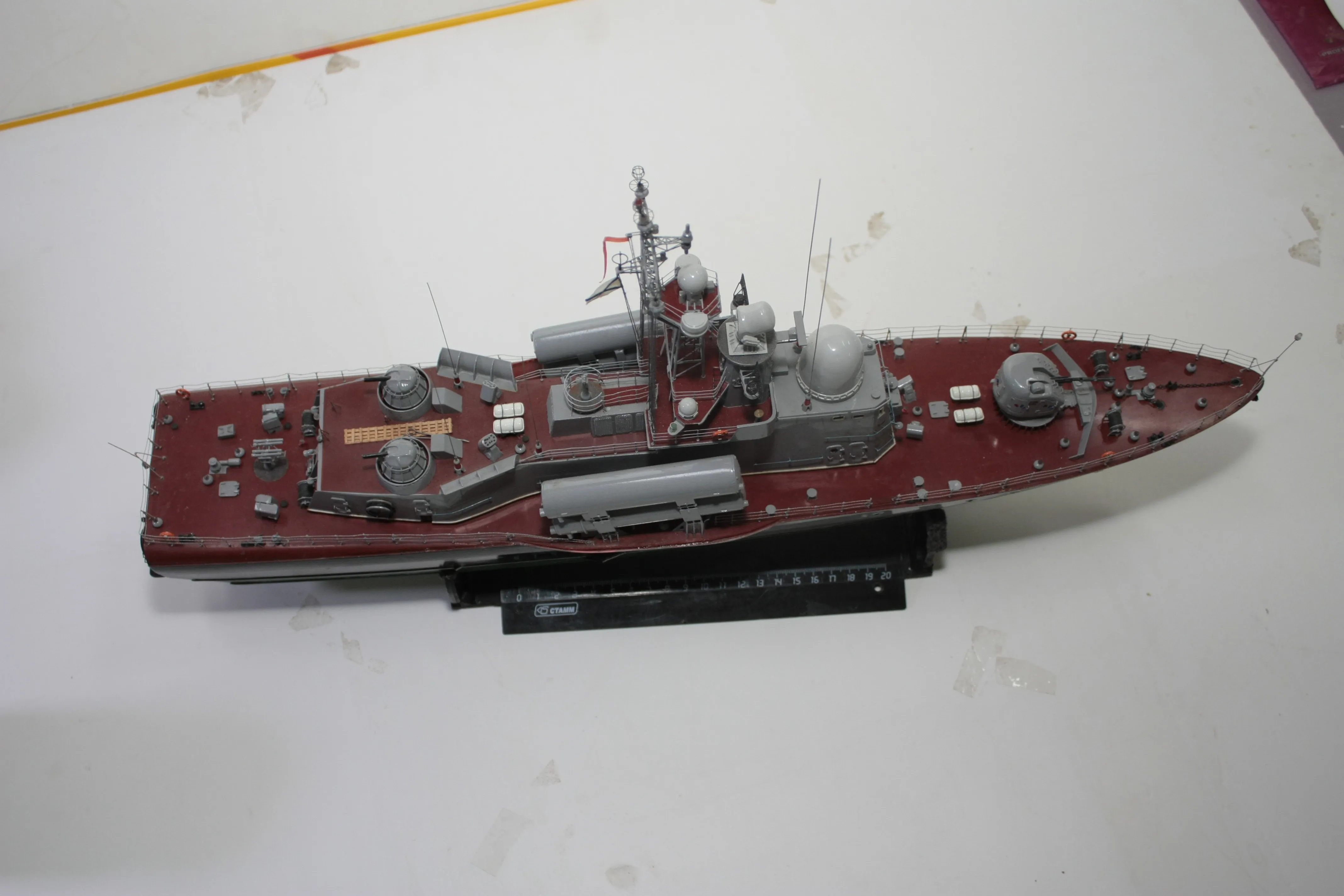 Модель корабля Большой ракетный катер "МОЛНИЯ" пр.1241.1 - Верфь на Столе