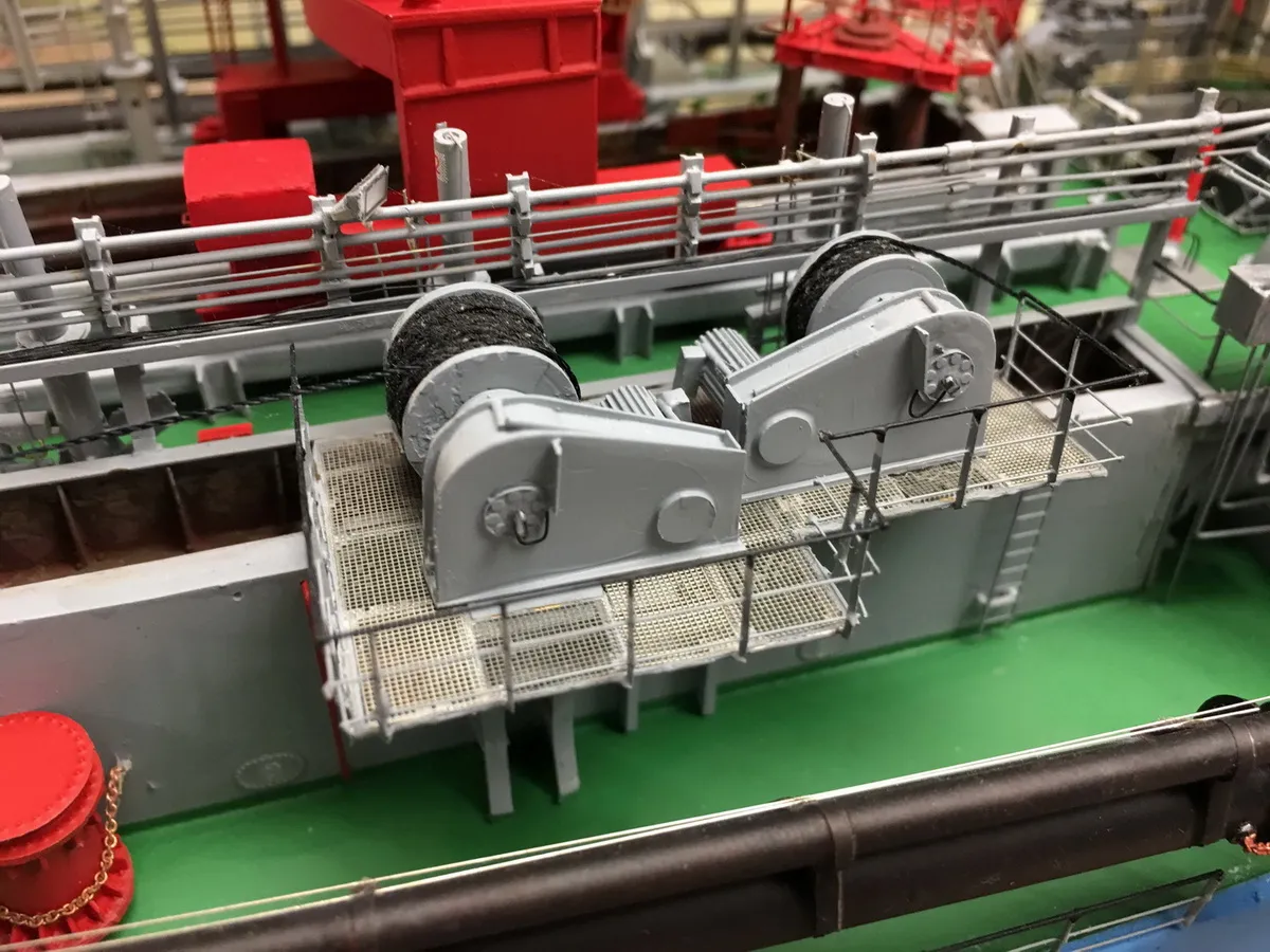 Модель корабля dredger "Josef Möbius" - Верфь на Столе