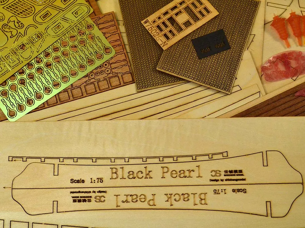 модель корабля для сборки Black Pearl (Черная Жемчужина), 533 мм модель корабля для сборки Black Pearl (Черная Жемчужина), 533 мм