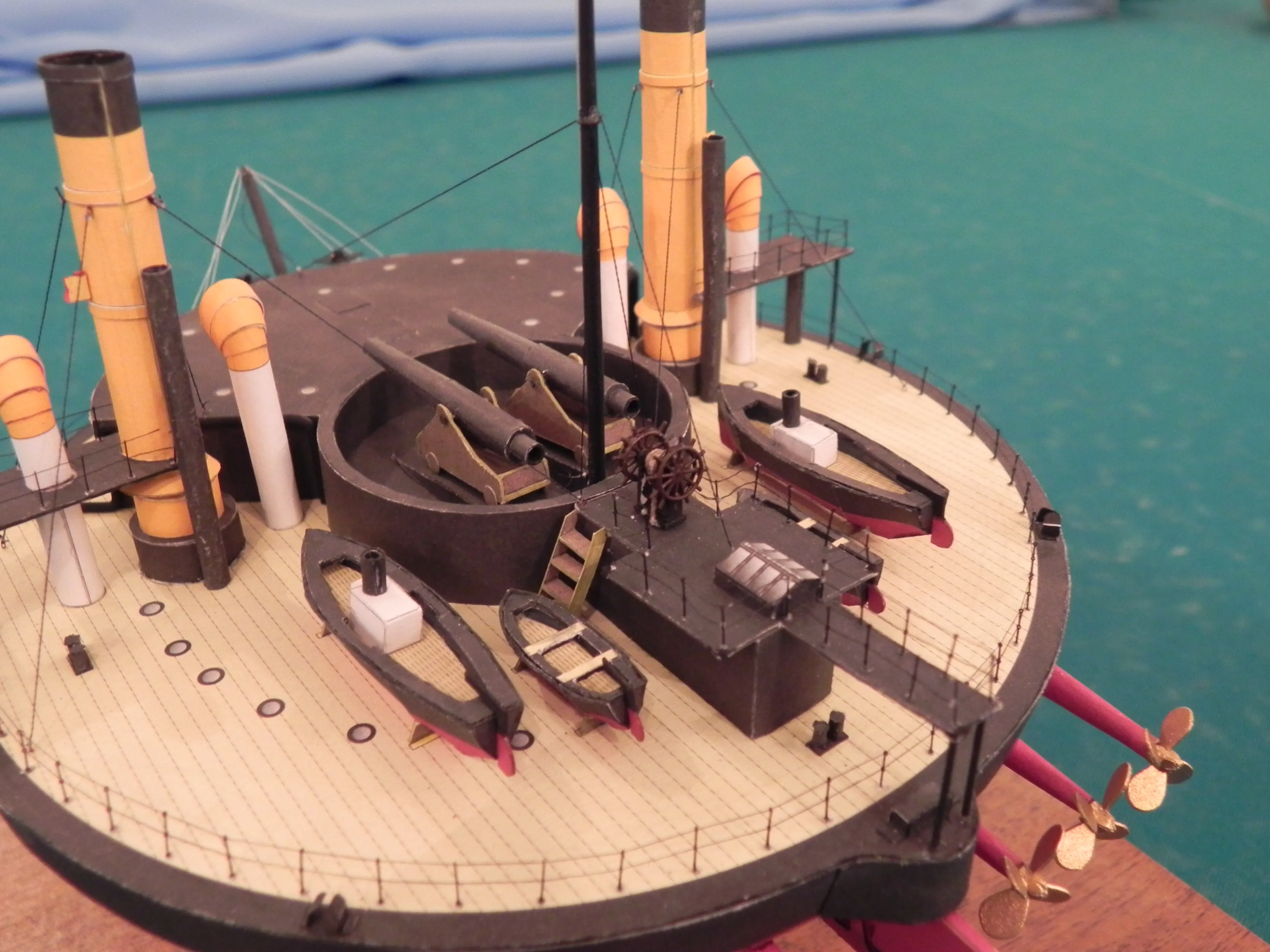 Модель корабля Броненосец береговой обороны «НОВГОРОД» - Верфь на Столе