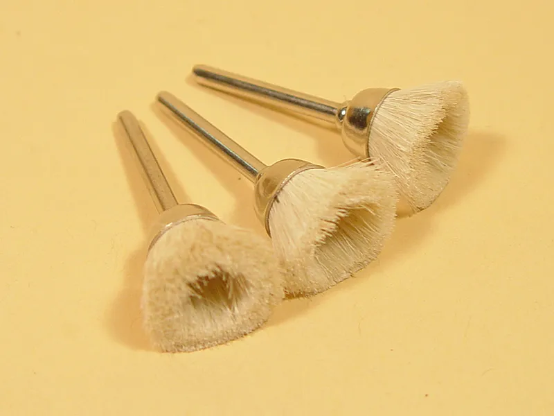 Щетка шерстяная, 12 мм, 3 шт JAS