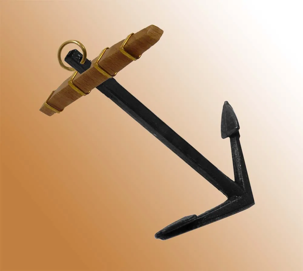 Испанский якорь, металл и дерево, 40 мм