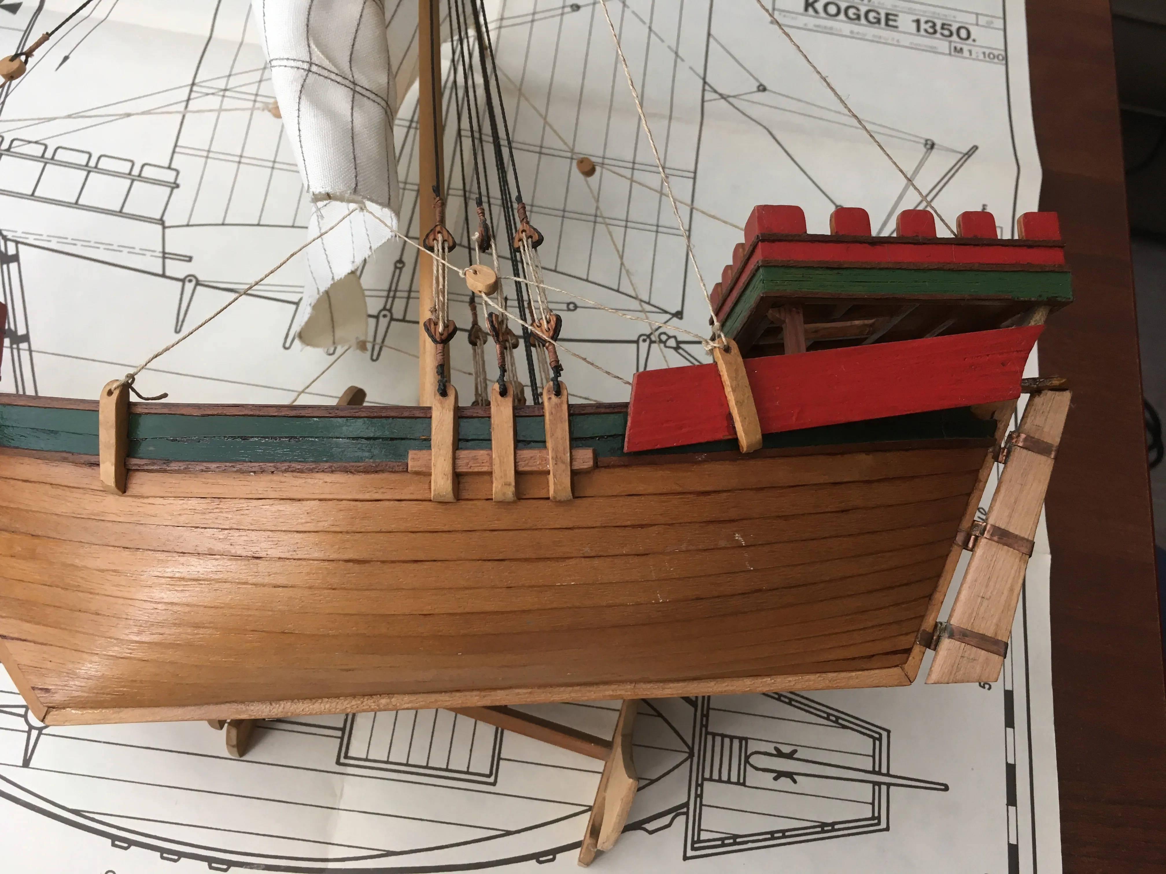 Модель корабля Парусное судно «Kogge» - Верфь на Столе