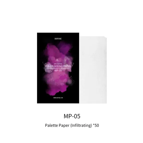 Пропускающая бумага для смешивания красок, 165х99 мм, 50 листов Пропускающая бумага для смешивания красок, 165х99 мм, 50 листов