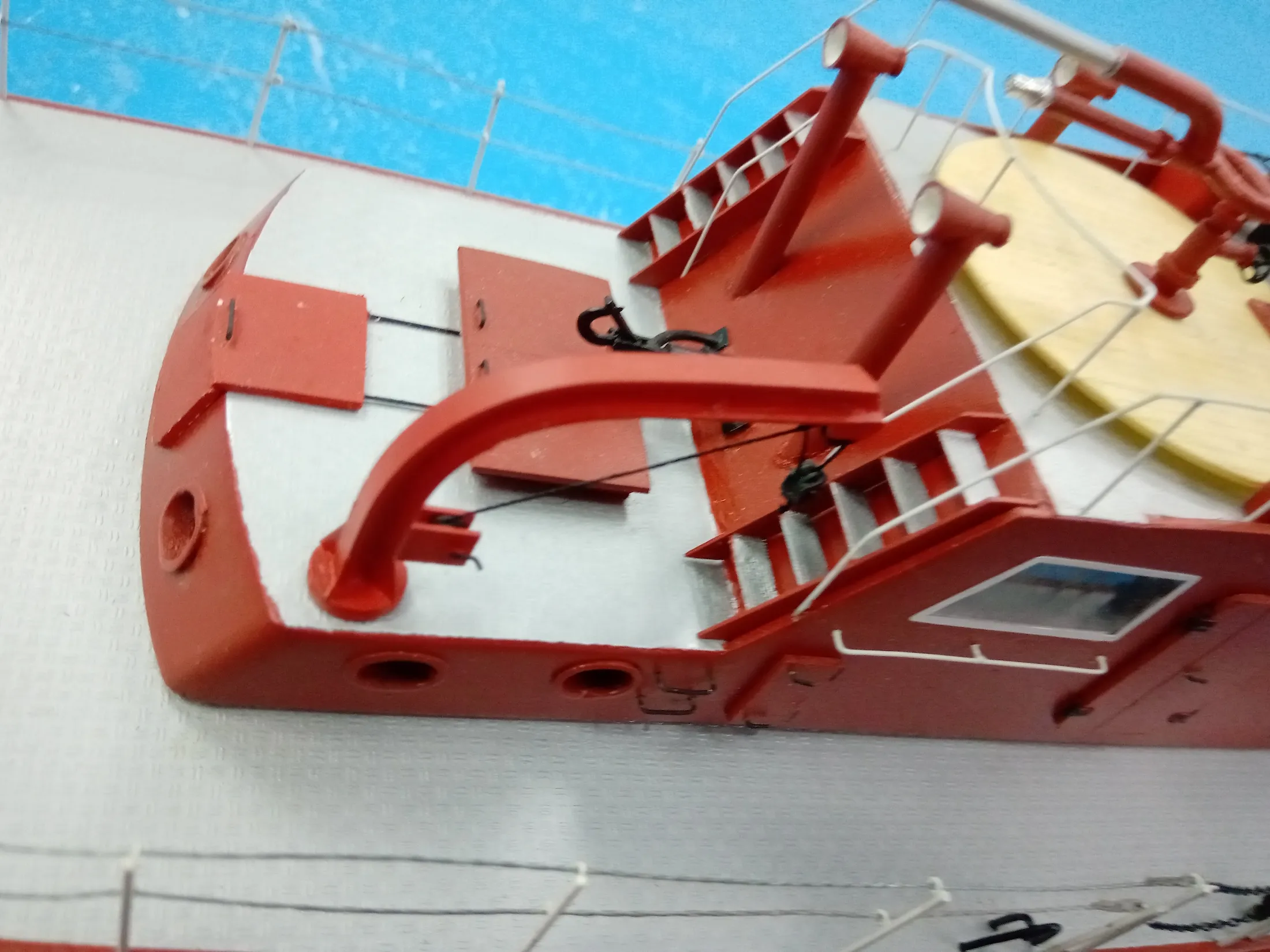 Модель корабля Düsseldorf - Верфь на Столе