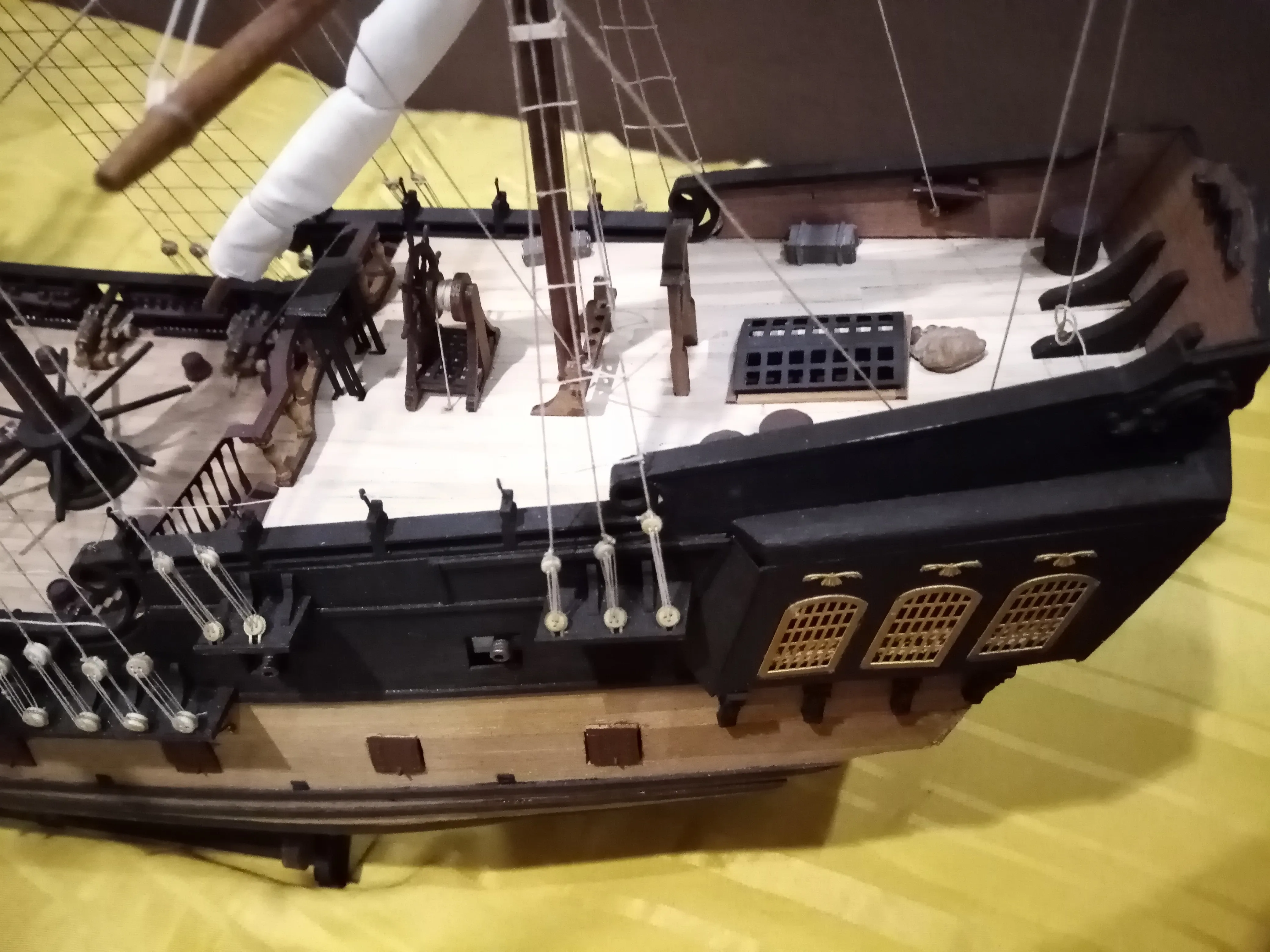 Модель корабля Галеон "Чёрная Жемчужина" - Верфь на Столе