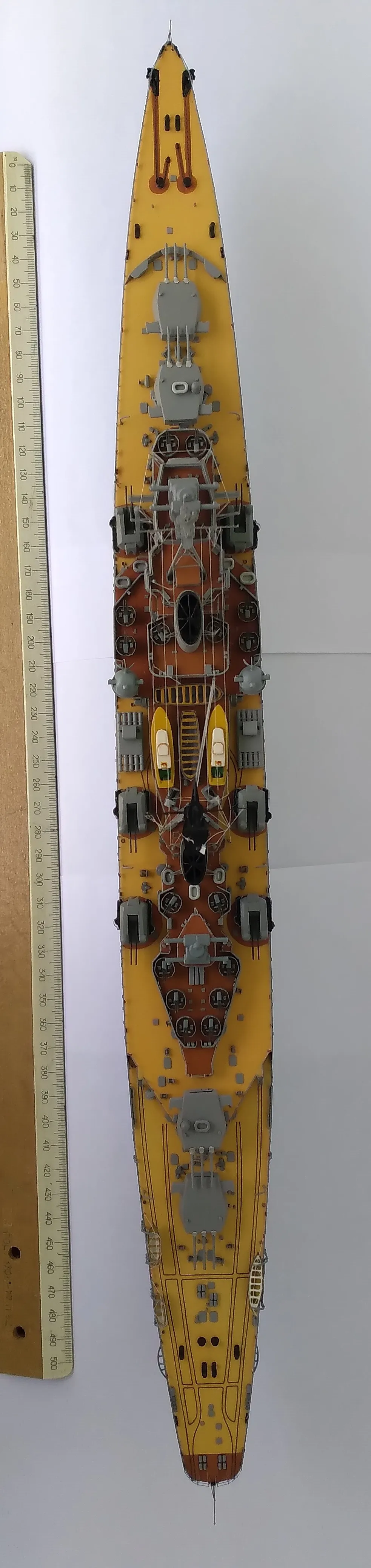 Модель корабля Артиллерийский крейсер "Адмирал Нахимов" - Верфь на Столе