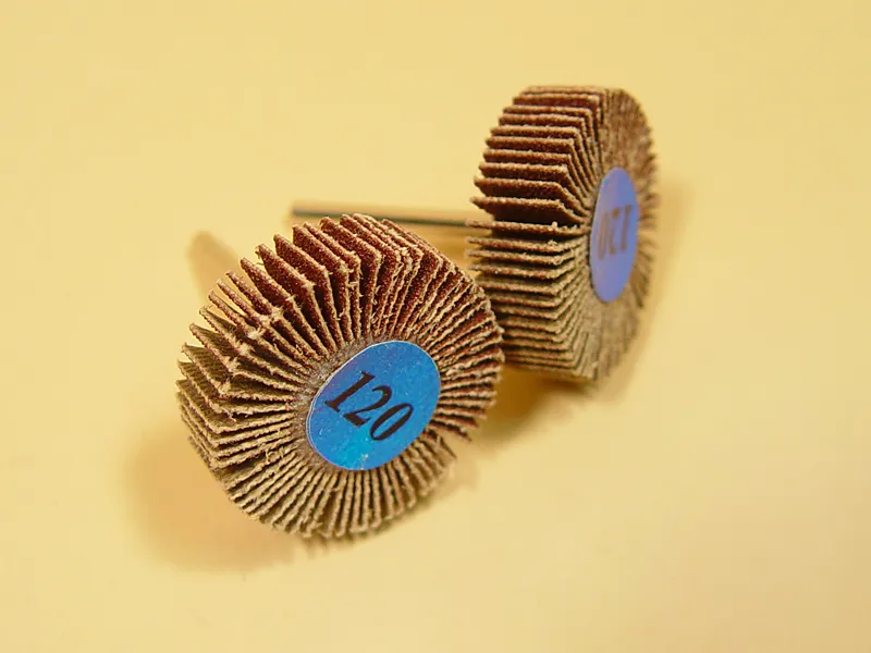 Ламельный шлифовальный круг, 20х10 мм, зерно  120, 2 шт JAS