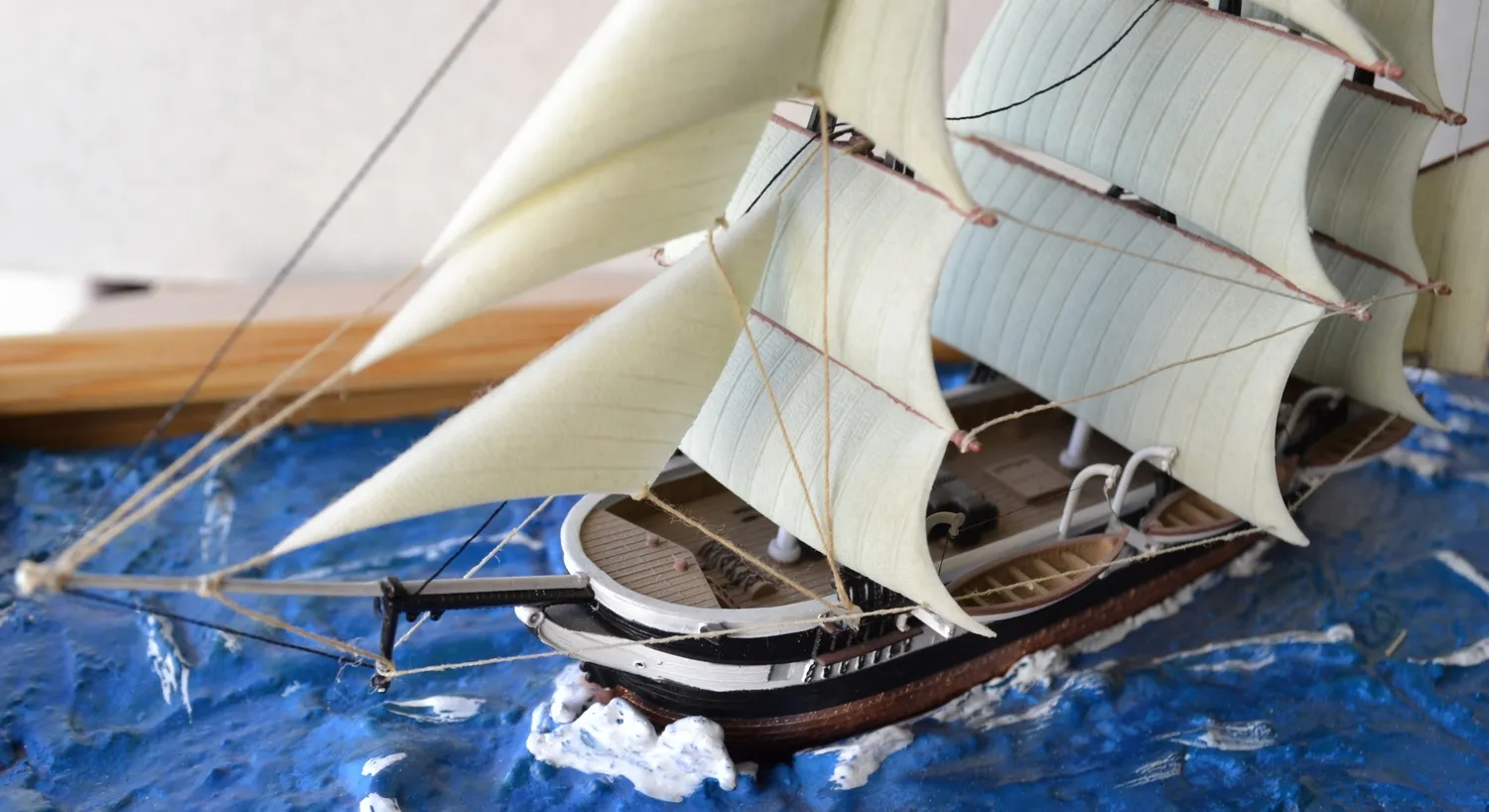 Модель корабля "Нью Бедфорд" - Верфь на Столе