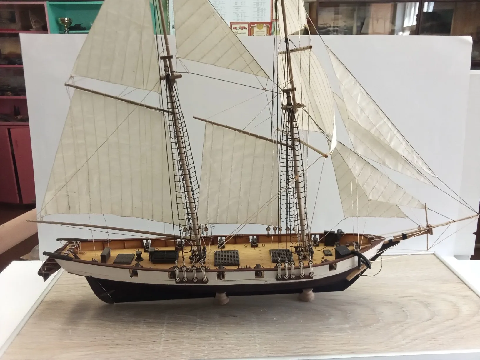 Модель корабля "Харви" - Верфь на Столе