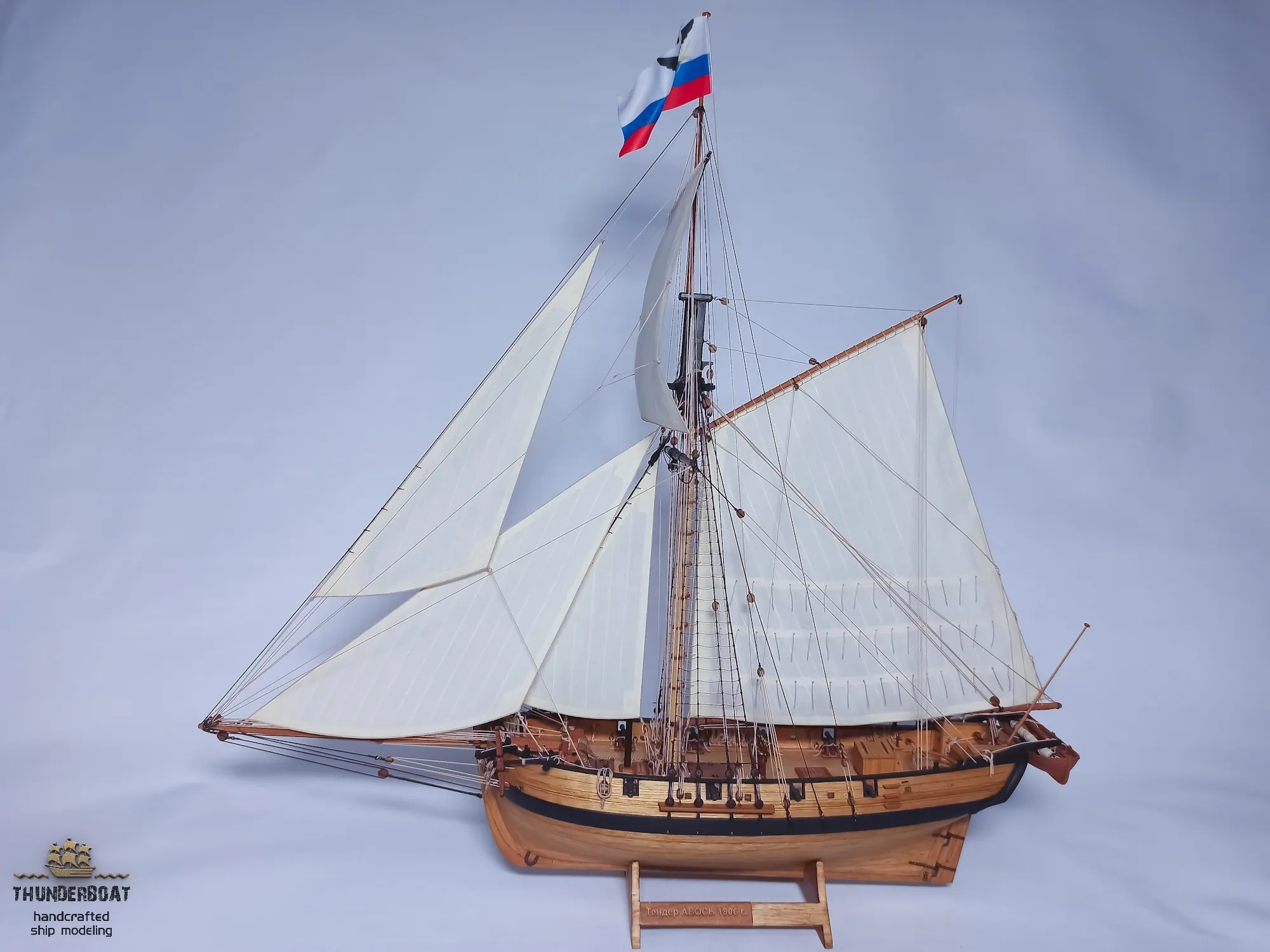 Модель корабля Тендер «Авось» - Верфь на Столе