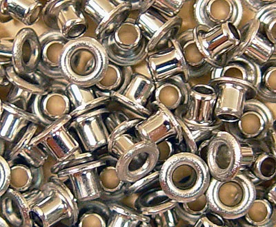 Иллюминатор-заклепка, никелированный, 2 мм, 5 штук