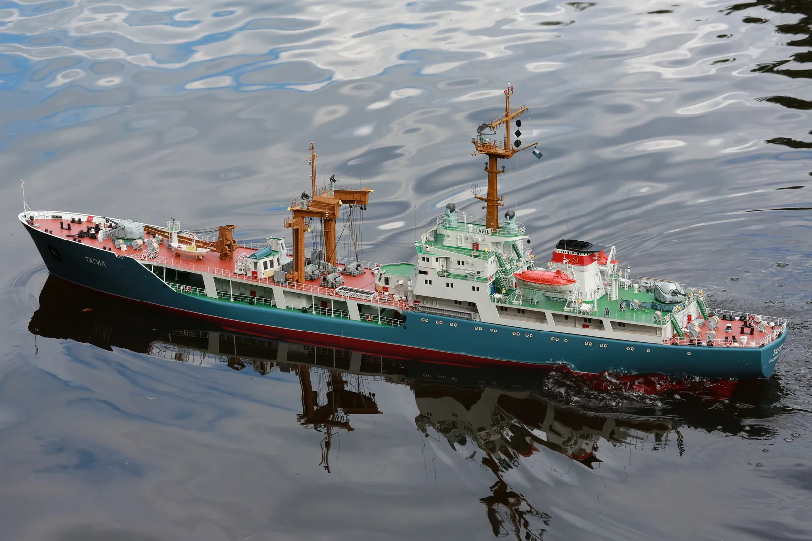 Модель корабля Морской водоналивной транспорт «Тагил» - Верфь на Столе