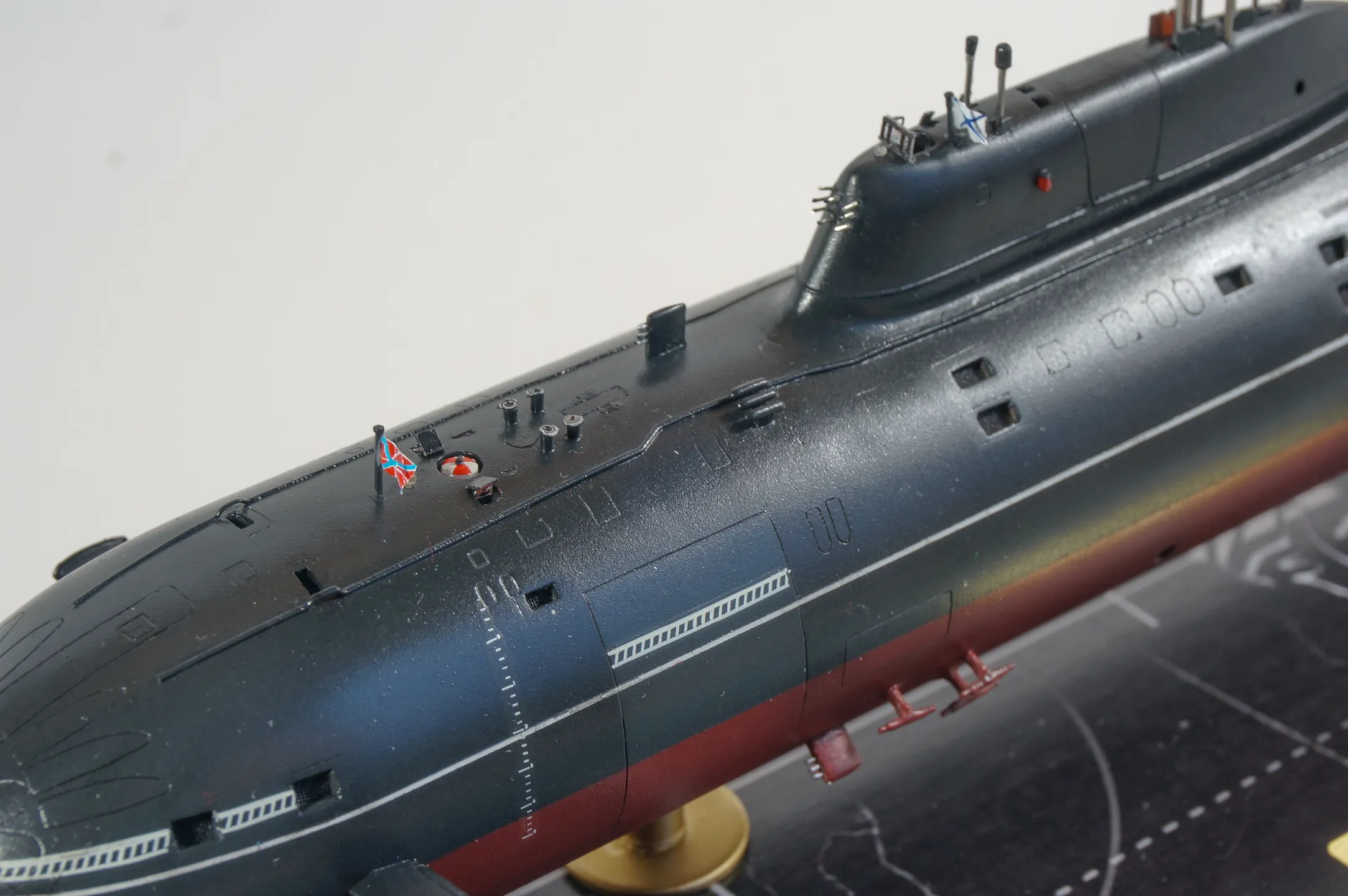 Модель корабля Подводня лодка К-335 «Гепард» - Верфь на Столе