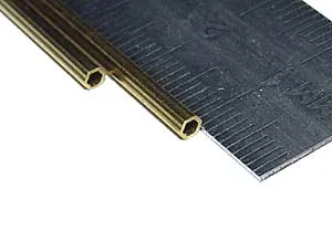 Шестигранная латунная трубка 3,2 мм, 1шт