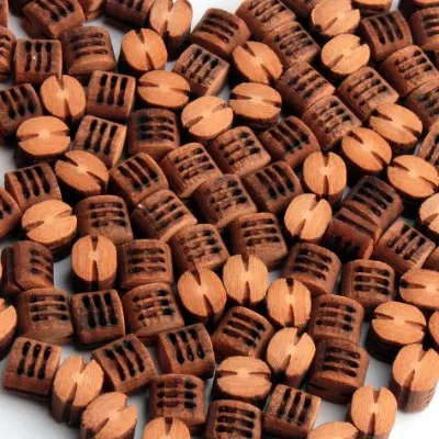 Блок трехшкивный, 3 мм, груша, 10 шт