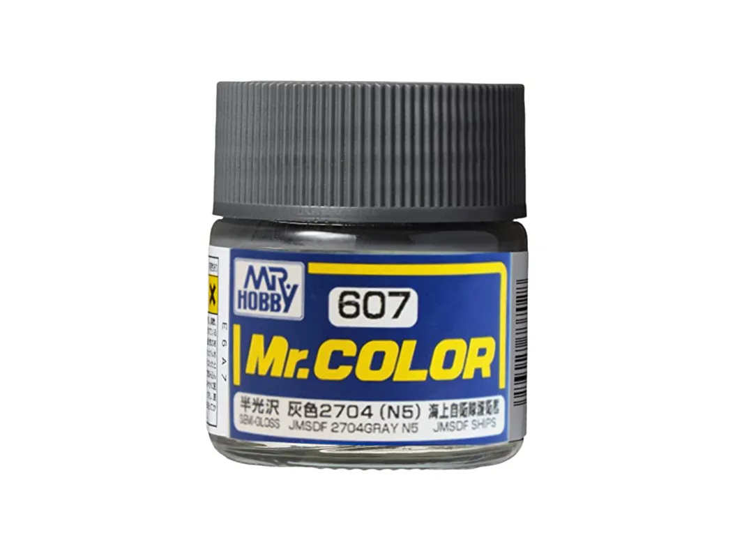 Краска Mr Color, серая N5 2704, полуматовая, C 607, 10 мл