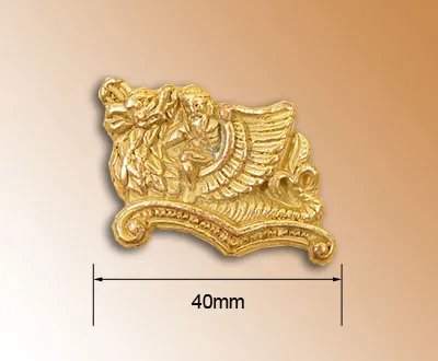 Декоративный элемент, дракон, 40 мм, металл